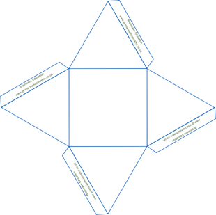 Net for a square based pyramid
